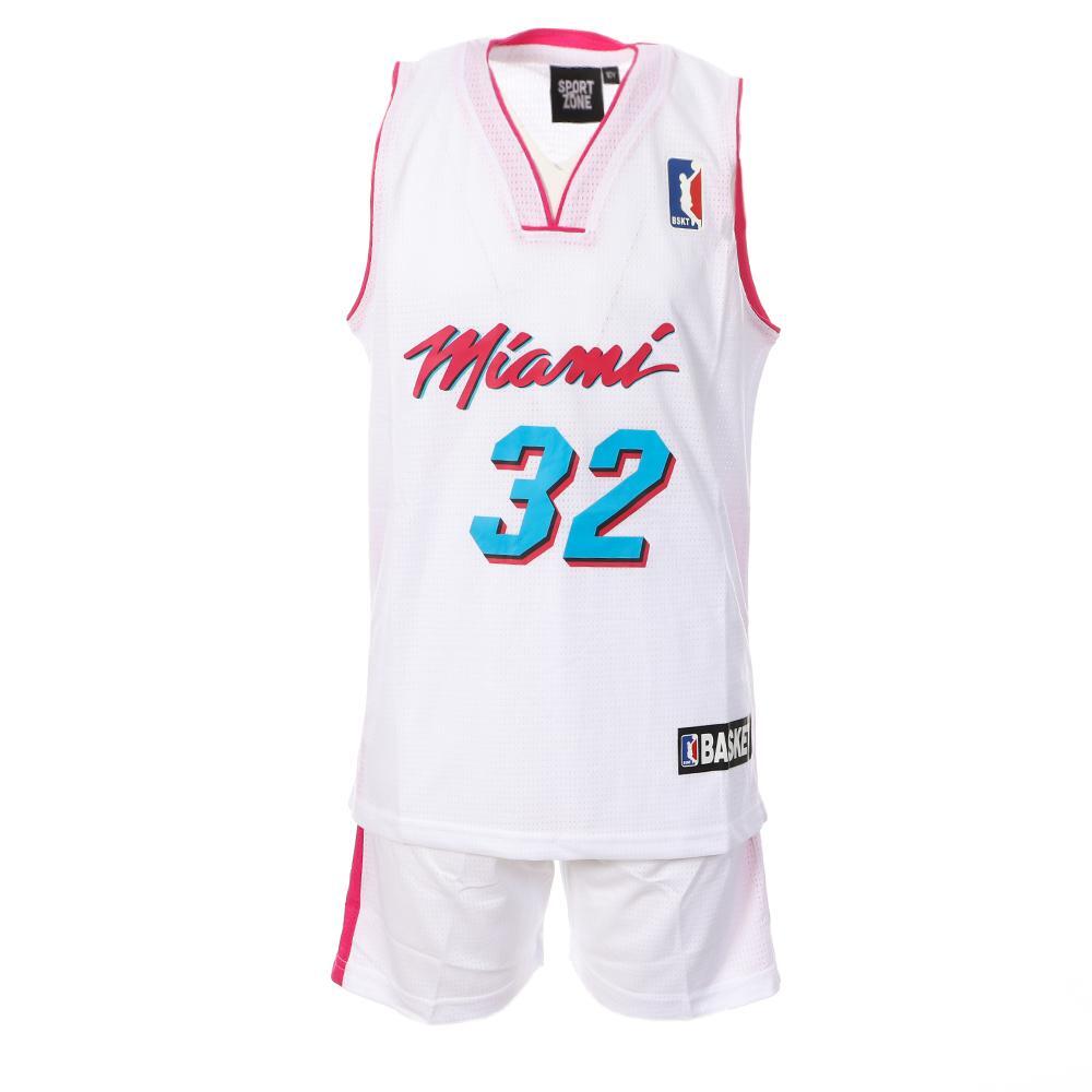 Miami Ensemble de basketball Blanc Enfant Sport Zone 1/3