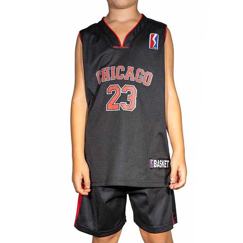 Chicago Bulls Kids' Black/Red Basketball Kit Sport Zone