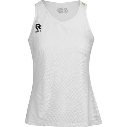 Haut - Tennis - Femme - Ajusté, respirant - Tennis Smash - Noir/Corail
