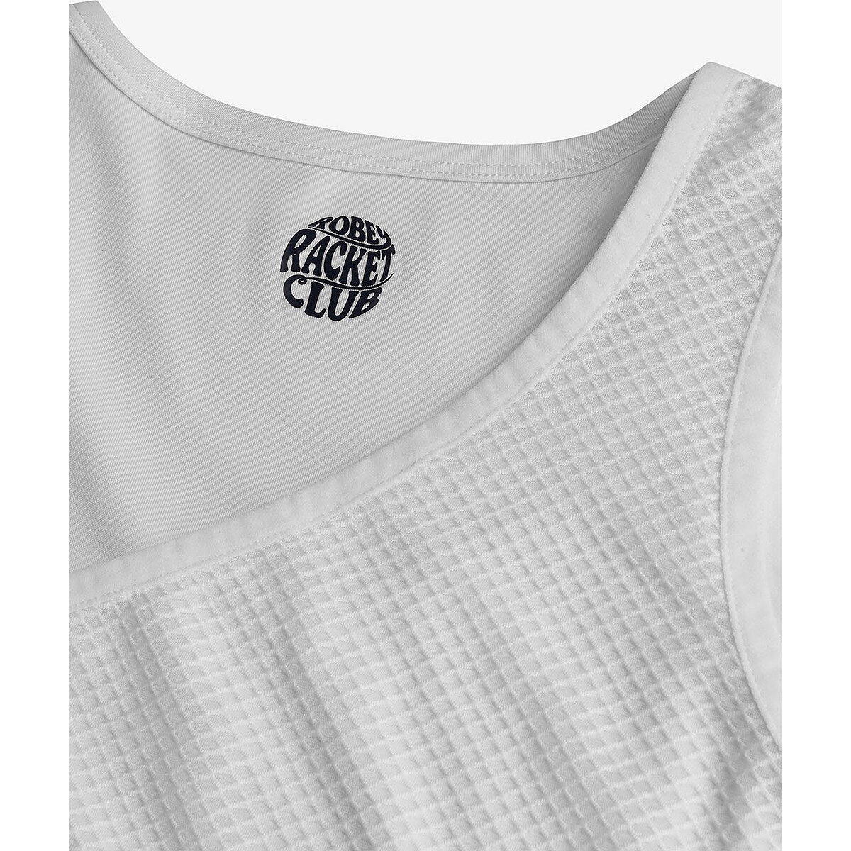 Débardeur Tennis - Femme - Ajusté, Mesh - Smash - Blanc 2/5