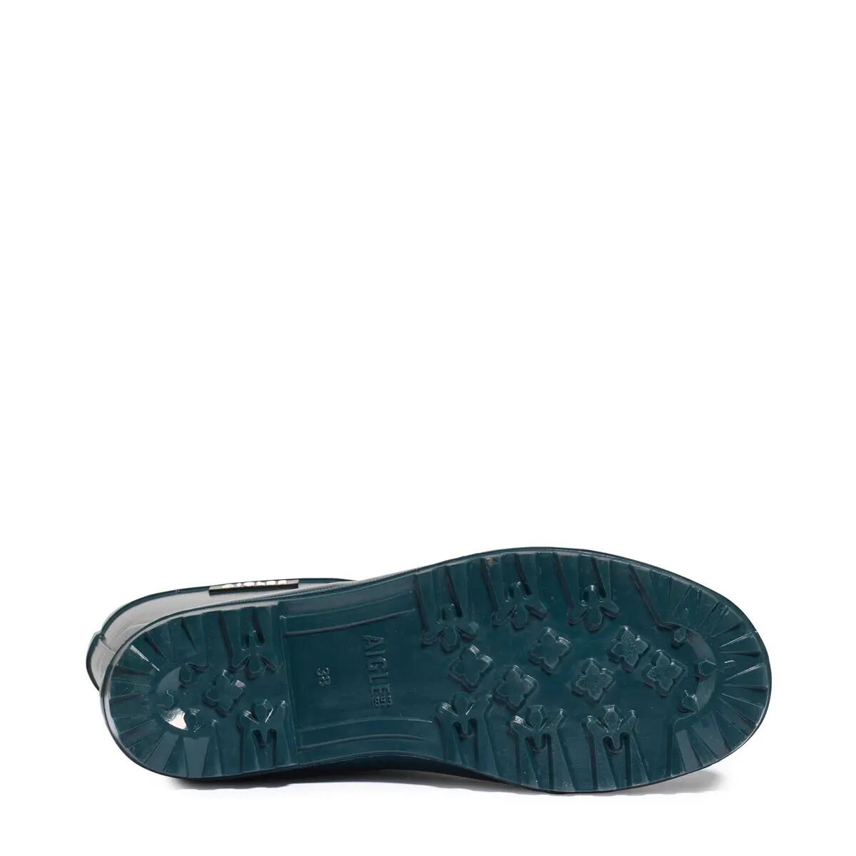 Bottines de pluie plates ELIOSA BOTTIL Femme Bleu 4/4