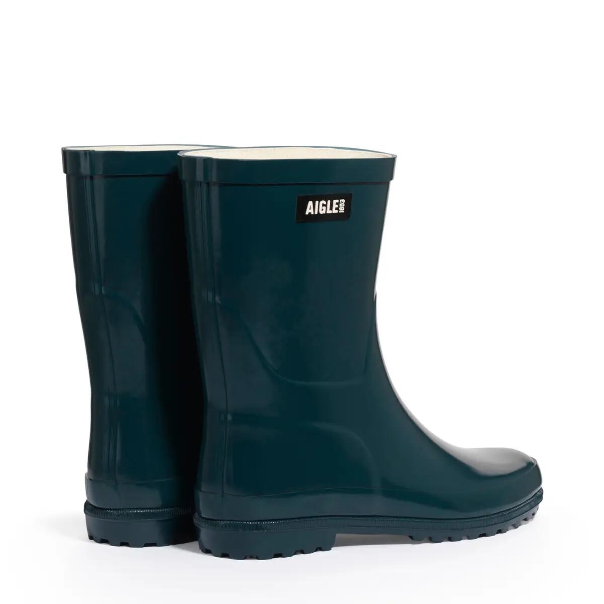 Bottines de pluie plates ELIOSA BOTTIL Femme Bleu 3/4