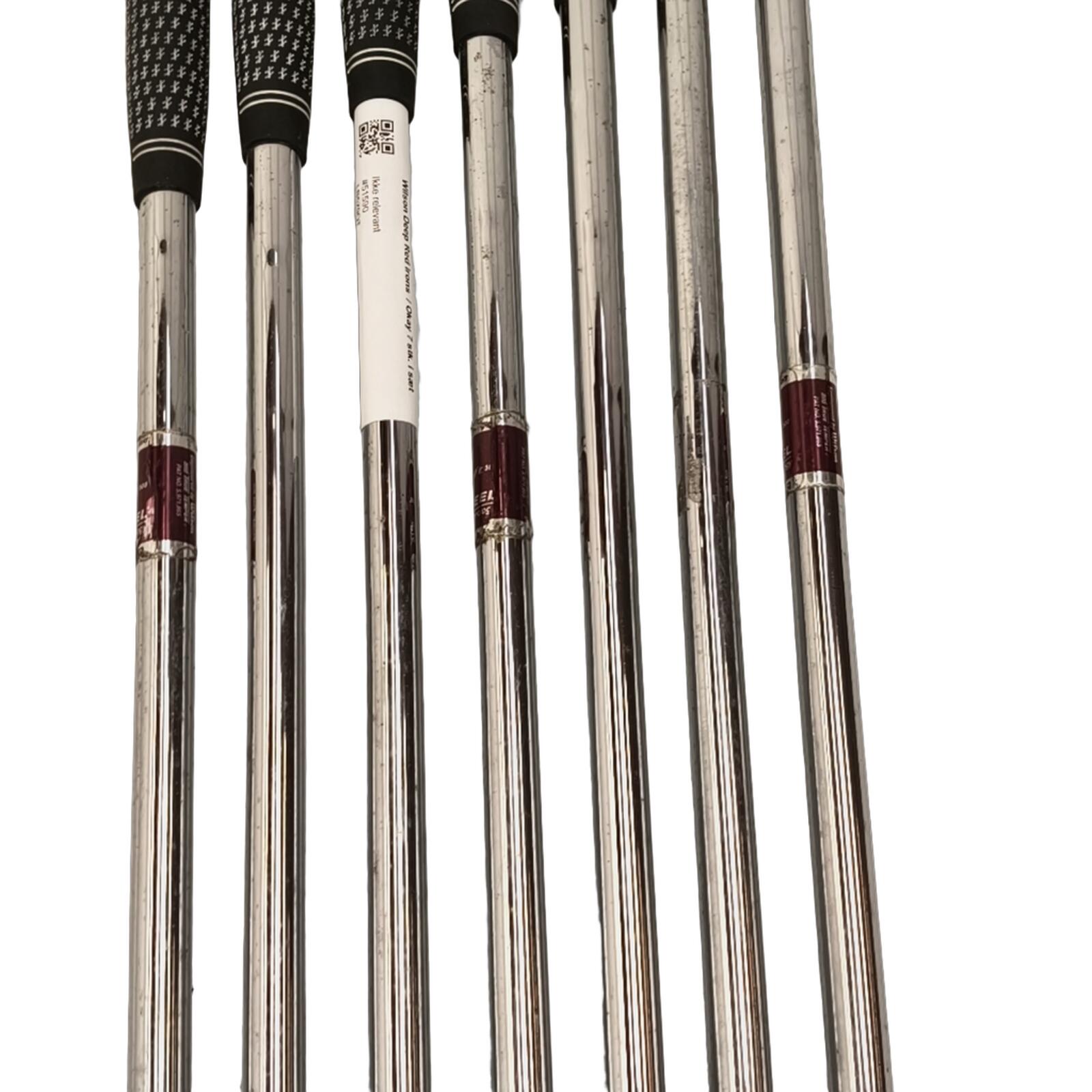 Wilson Deep Red IJzerset / 3-9i / Flex Regular / Staal 4/7