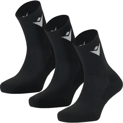 Sokken - unisex - daily 3-paar - compressie, zachte zool - wit 43/46