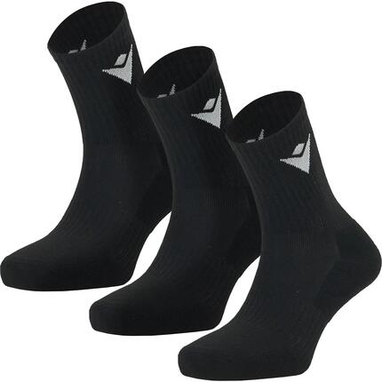 Unisex - Multisport Sportsocken - kompression, extra weiche Fußbetten - schwarz