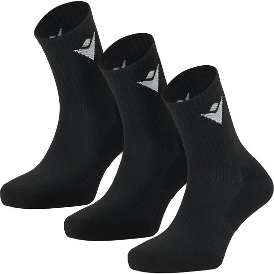 Unisex - Multisport Sportsocken - kompression, extra weiche Fußbetten - schwarz