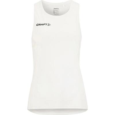 Tanktop - gym - dames - regular fit, open back - craft ability - wit
