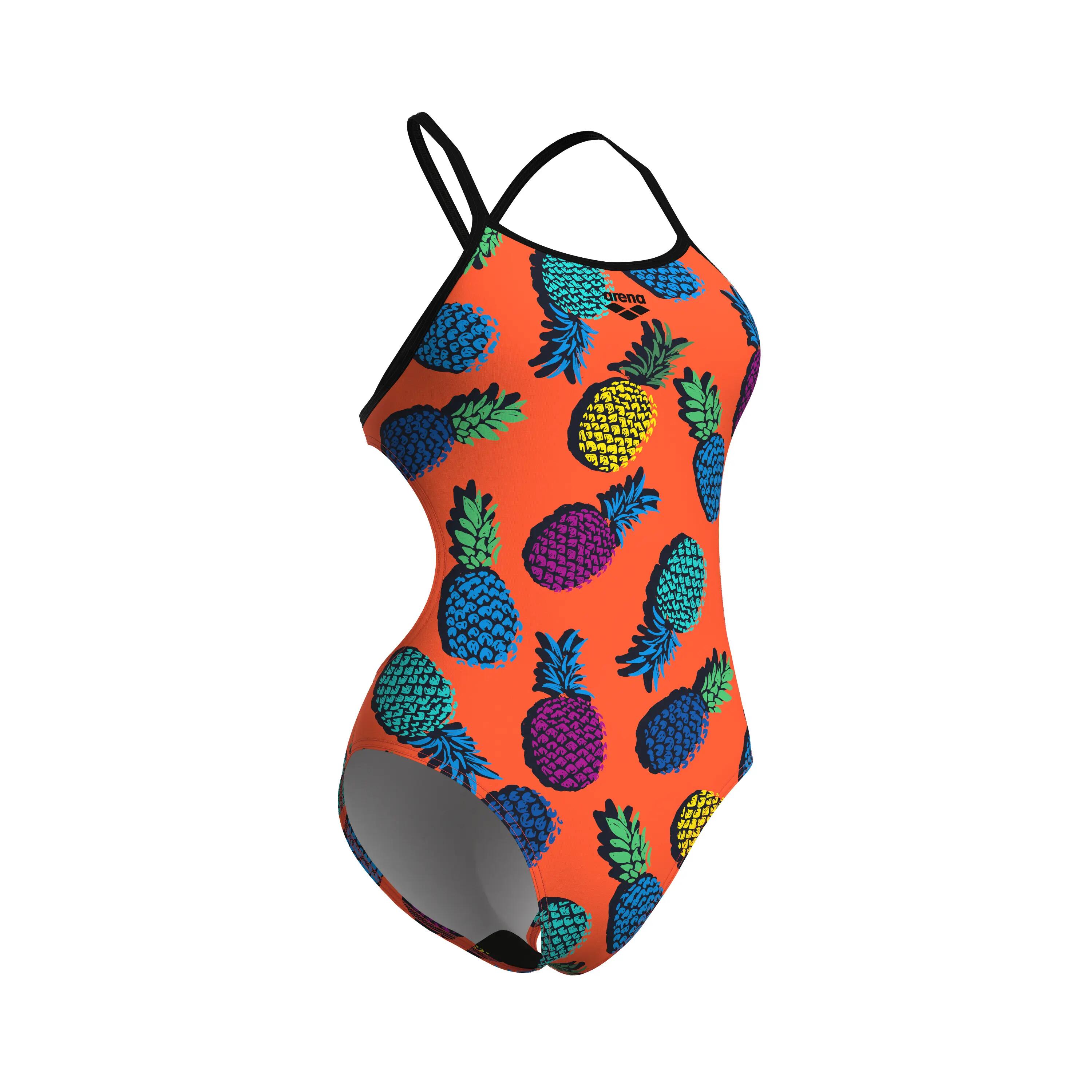 Damesbadpak dames Arena Pineapples Tie Back 6/7
