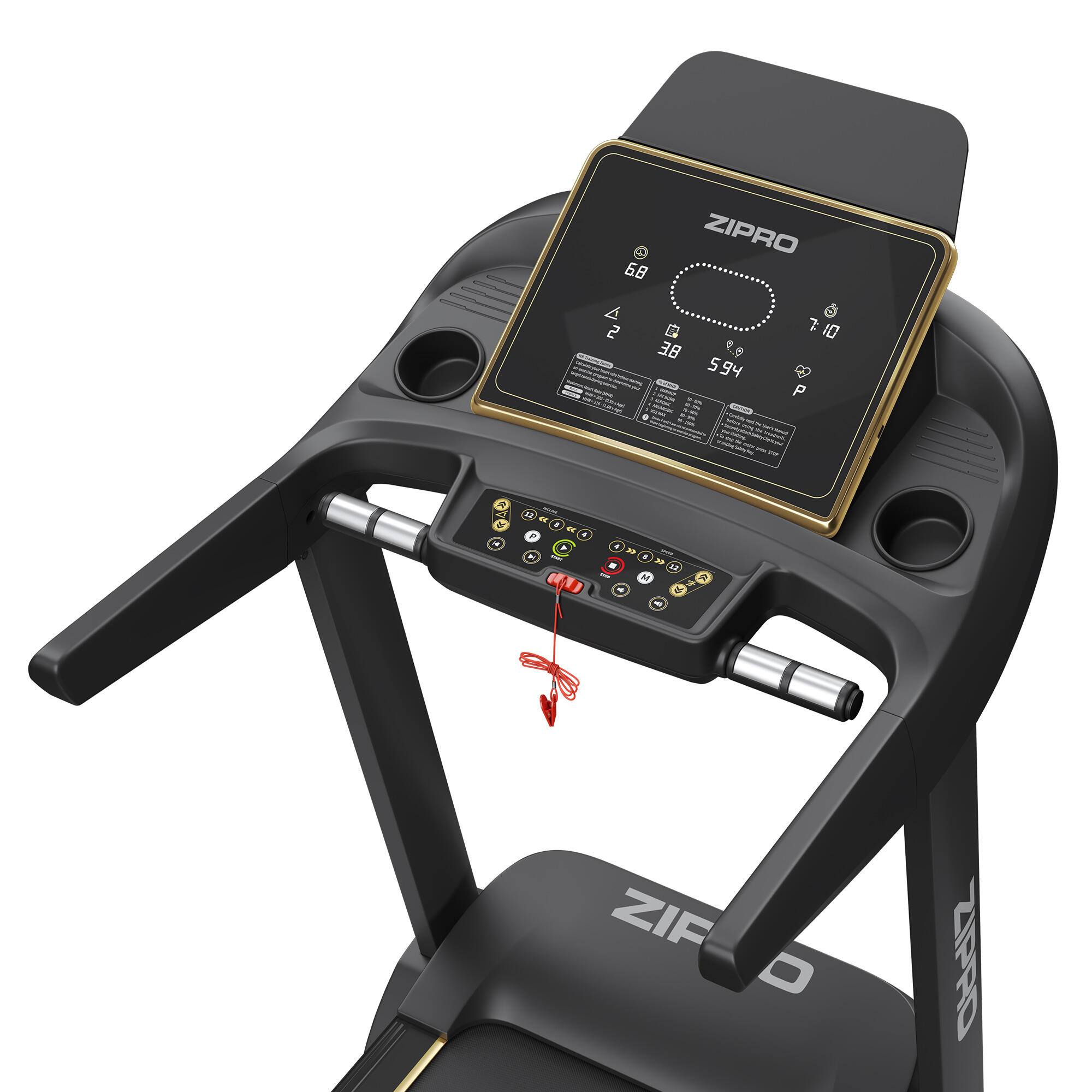 Bieżnia Domowa Elektryczna do Biegania do 22 km/h Zipro Pacemaker Gold iConsole+ 14/16