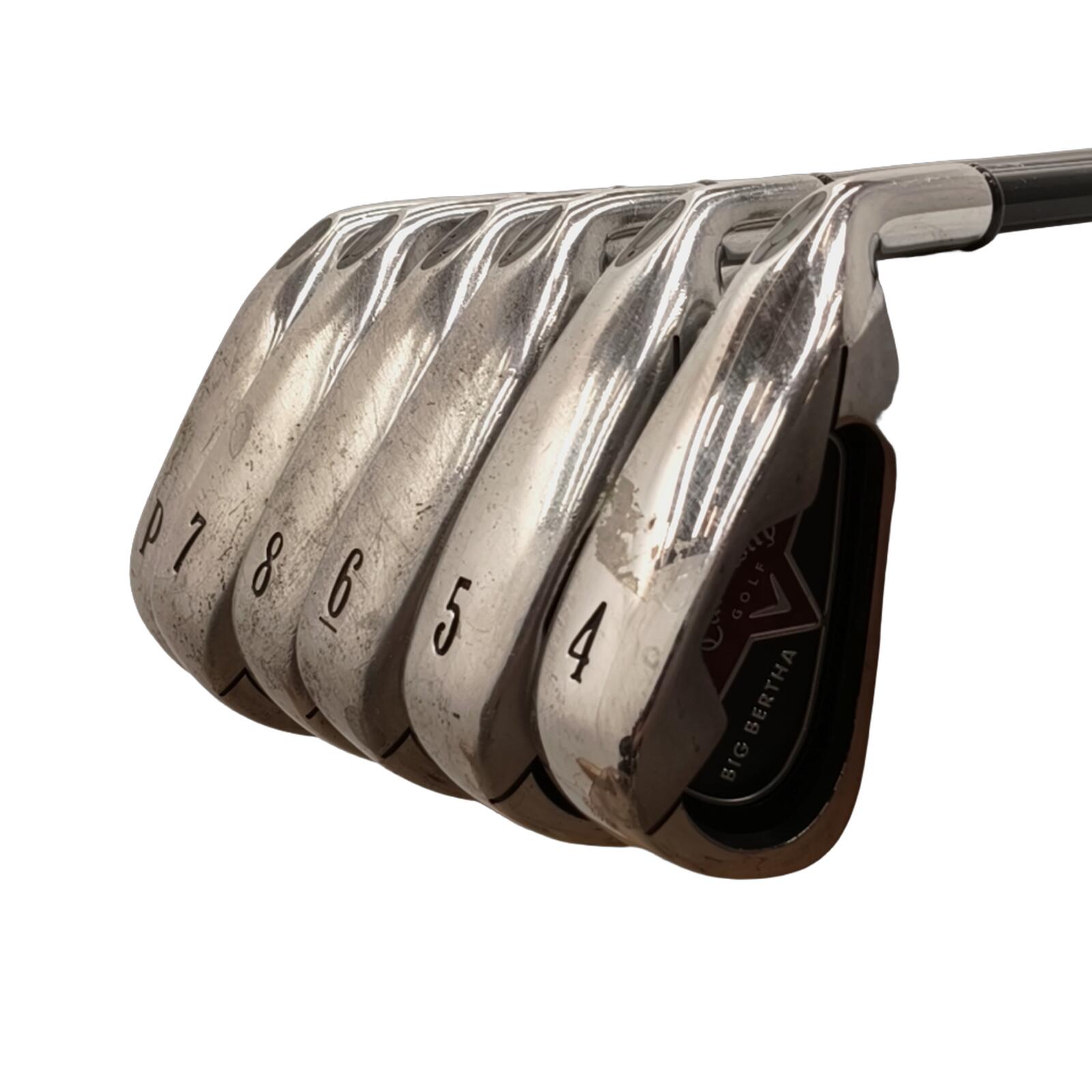 Callaway Big Bertha 2004 IJzerset / 4-8+PW / Flex Regular / Grafiet 3/7