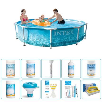 Piscine Tubulaire Ronde - 305x76 cm - 11-pièces S43248