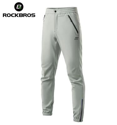 Pantaloni da mountain bike unisex traspiranti con tasche ROCKBROS