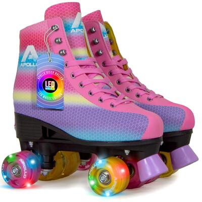 Apollo disco roller classic – verstelbare retro rolschaatsen voor jong & oud