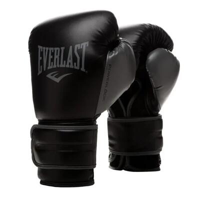 Everlast powerlock 2r (kick)bokshandschoenen | zwart | 16-oz