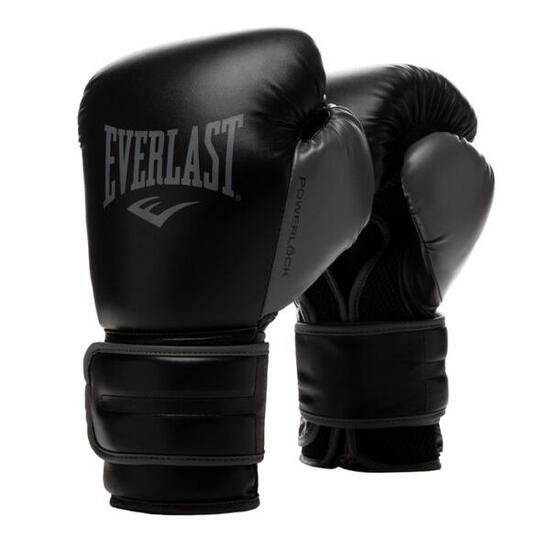 Everlast Powerlock 2R Guanti da Boxe | Nero | 16-OZ