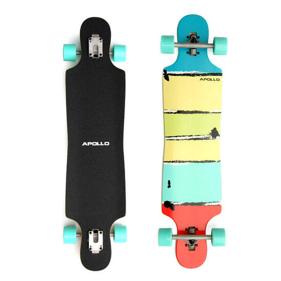 Longboard 38" Édition Spéciale Complet, Roulements ABEC High Speed, Drop-Through