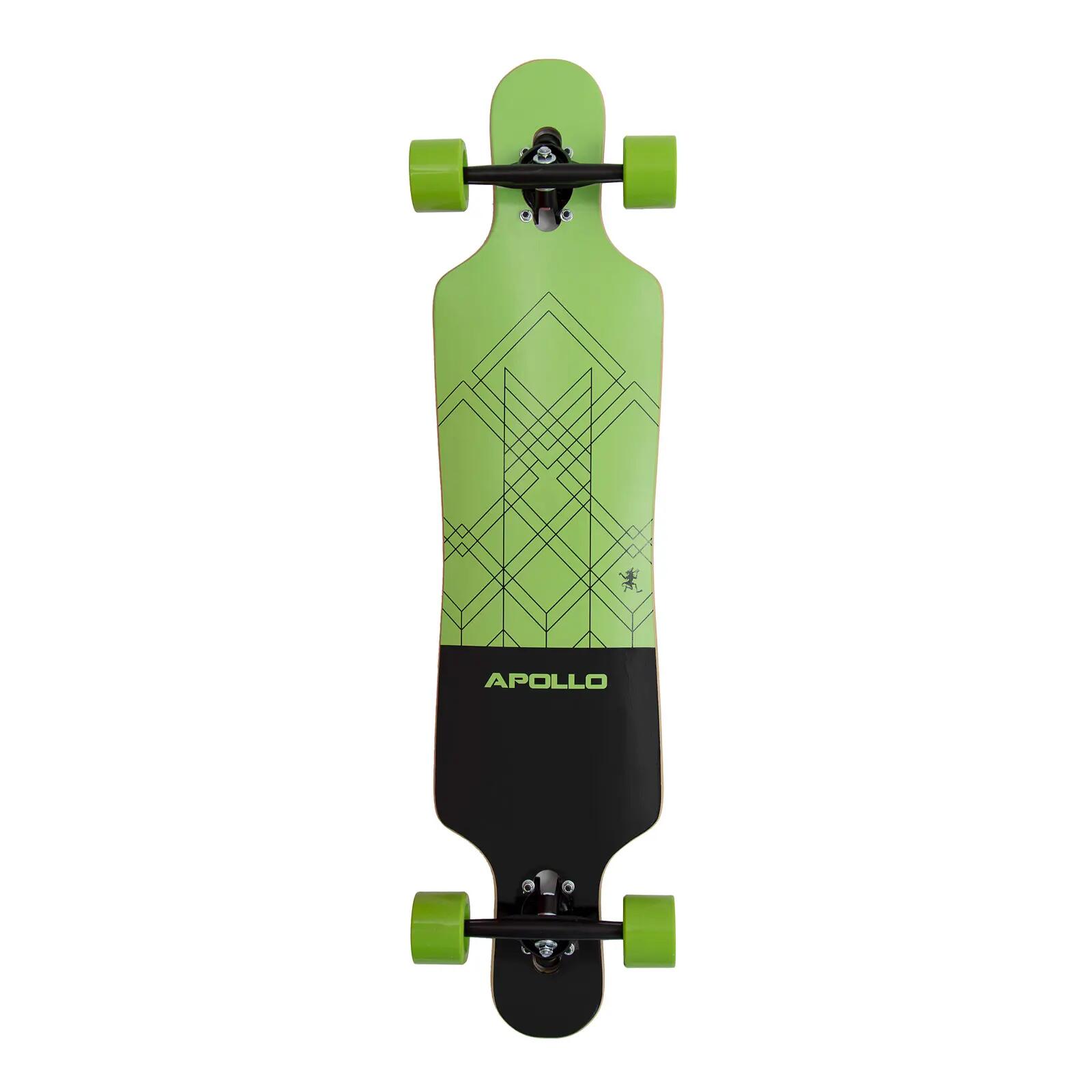 Longboard 40" Deskorolka Bambusowa dla Nastolatków i Dorosłych ABEC-9 Flex 2 3/7