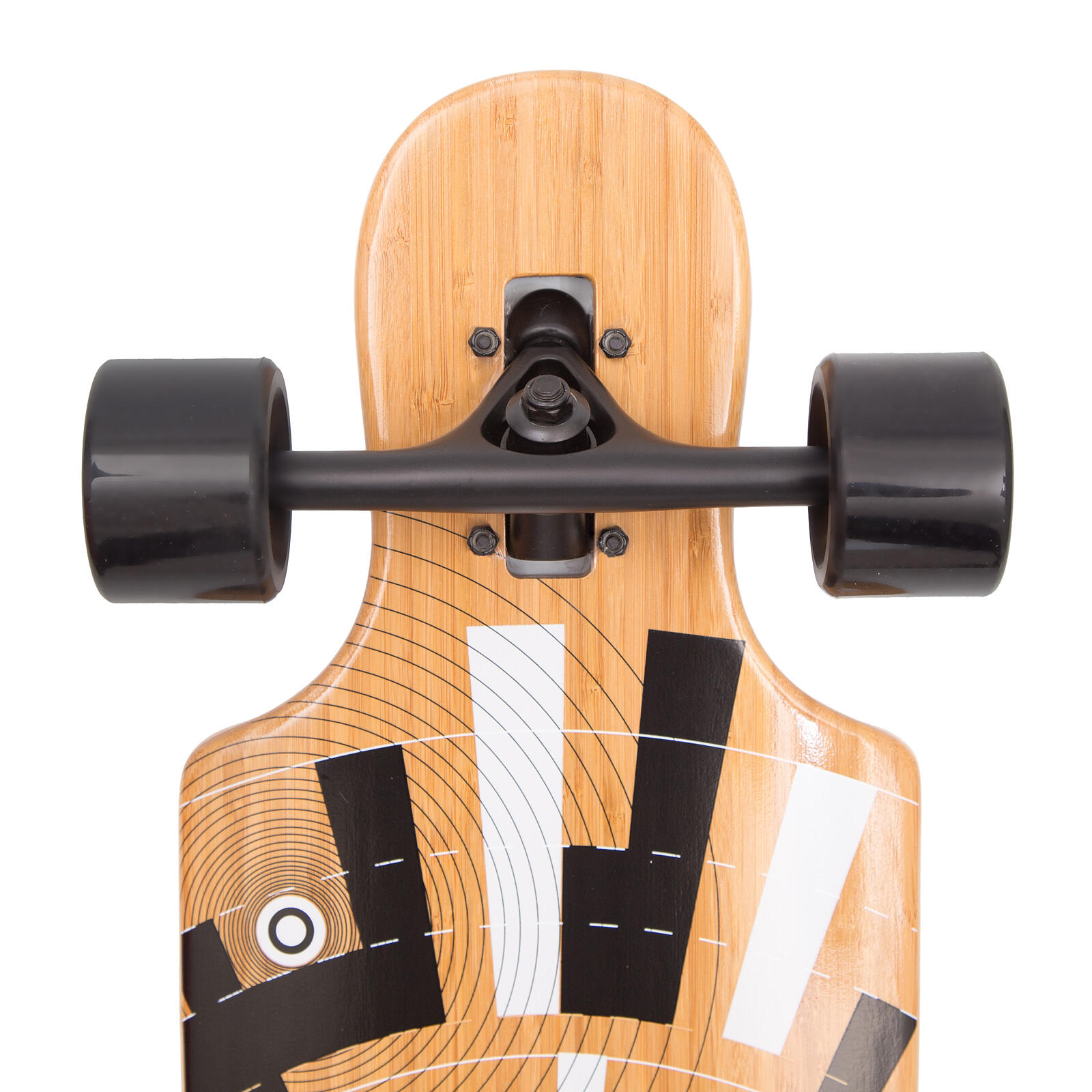 Longboard 40" Edición Especial, ABEC Alta Velocidad, Drop-Through Freeride 4/7