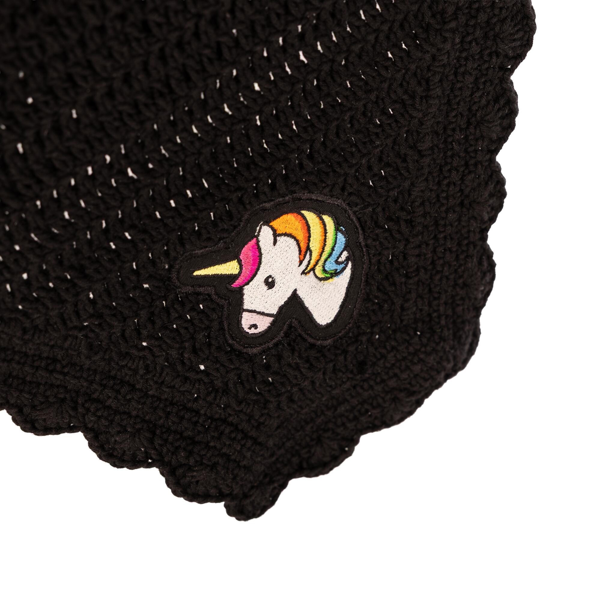 Bonnet anti-mouches Wellington Wave Noir Licorne - Kentucky 3/3