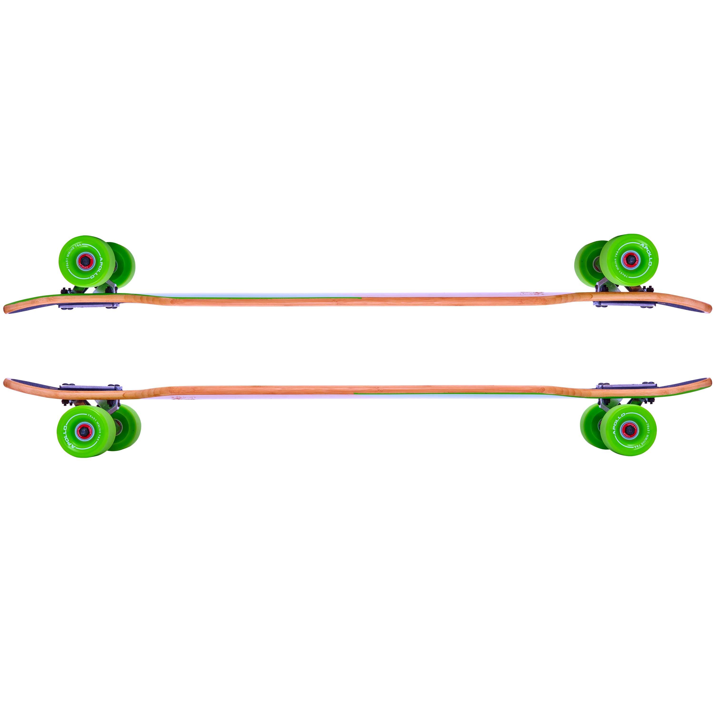 Twin Tip DT Fiberglas Longboards, Extrem leicht und stabil 2/7