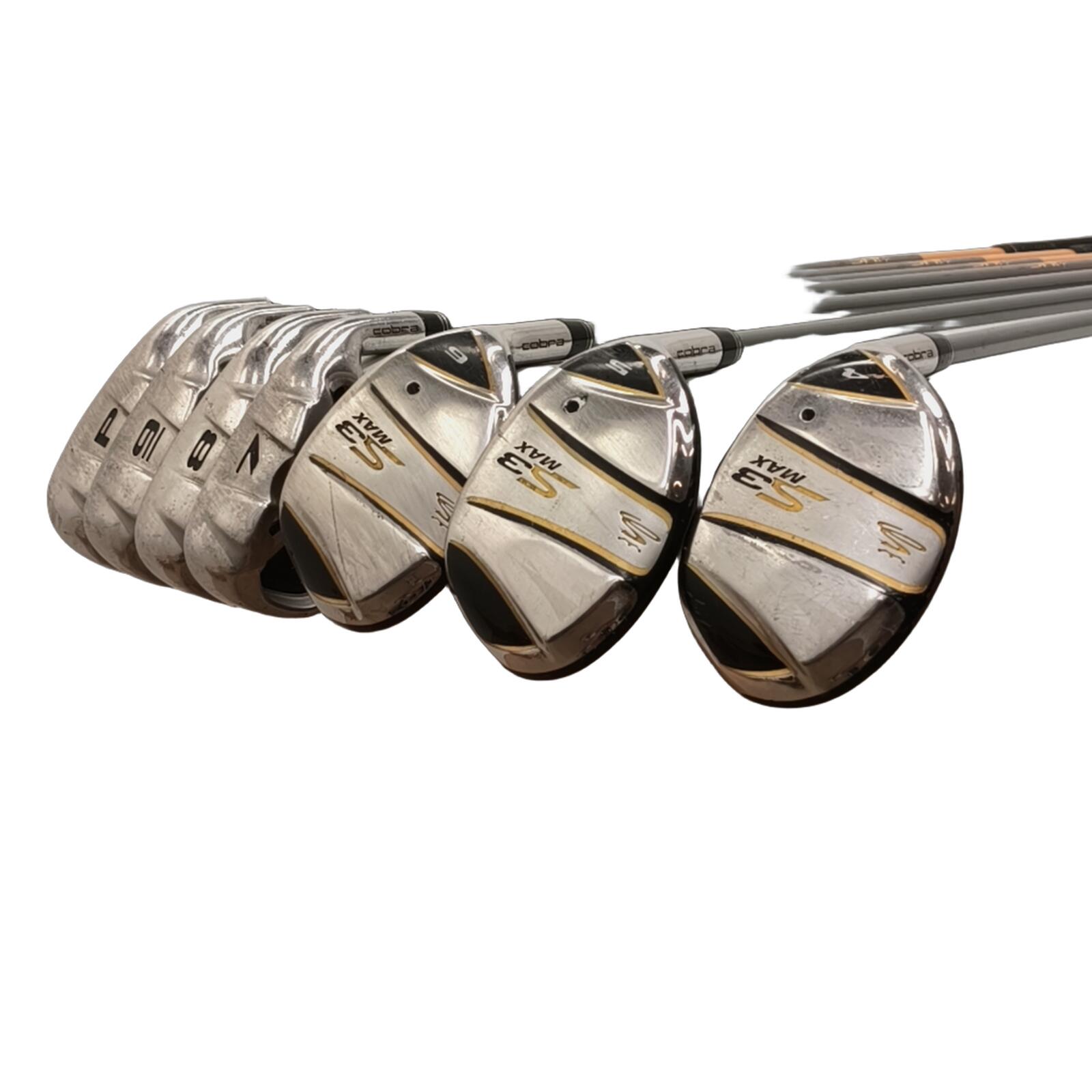 Cobra S3 Max IJzerset / 4H+5H+6H+7-PW / Flex A-flex / Grafiet 3/7
