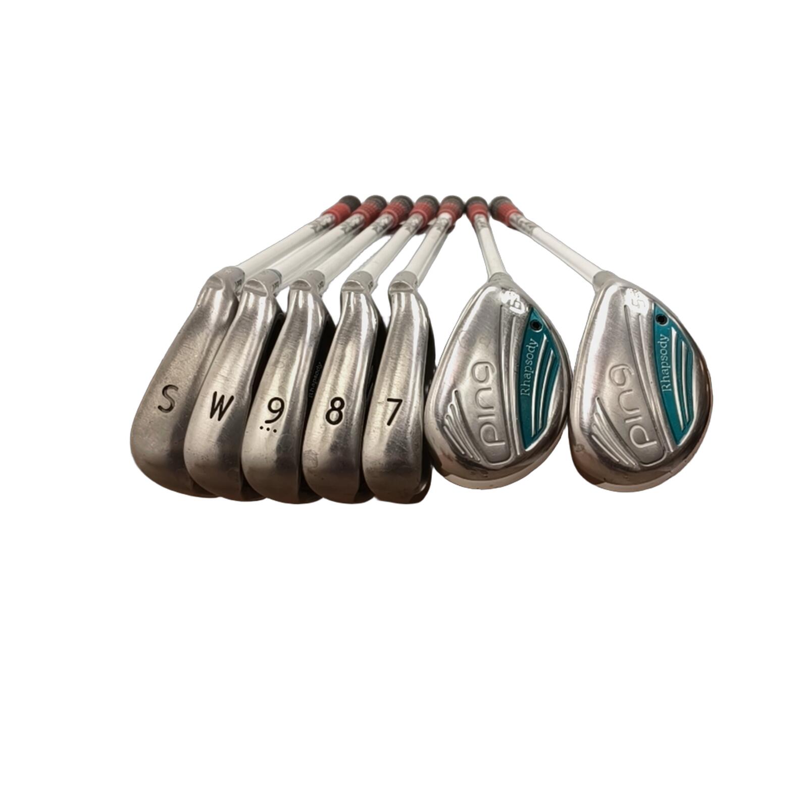 PING Rhapsody IJzerset / 5H+6h+7i-PW+SW / Flex Ladies / Grafiet 2/7