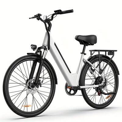 Fiets - bike & run - heren - e26 - 36v 13ah accu, 250w - wit