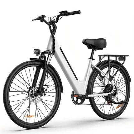 Vélo électrique - Homme - 36V 13Ah, 250W - E26 - Blanc