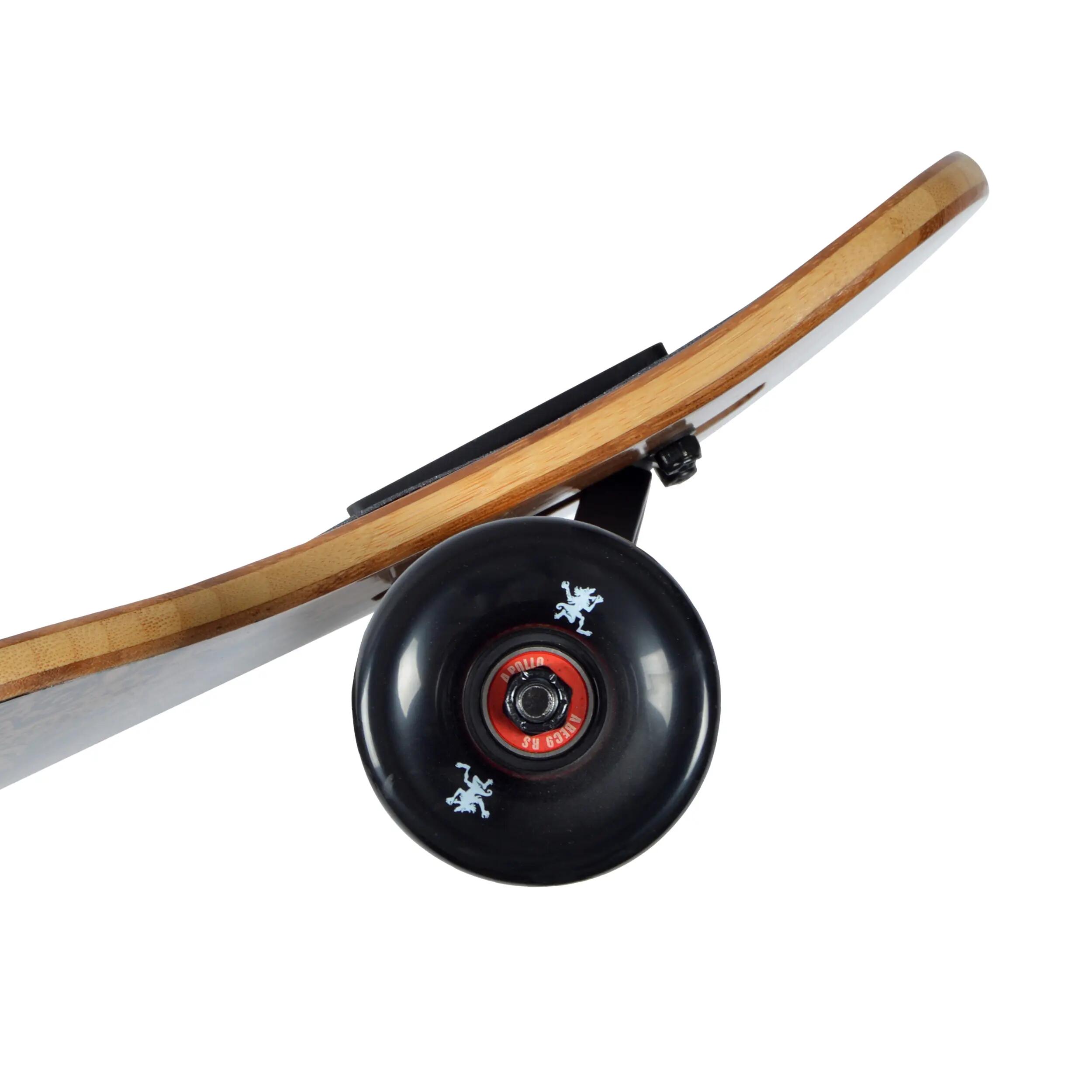 Longboards Twin Tip DT de fibra de vidrio, extremadamente ligeros y estables 2/6