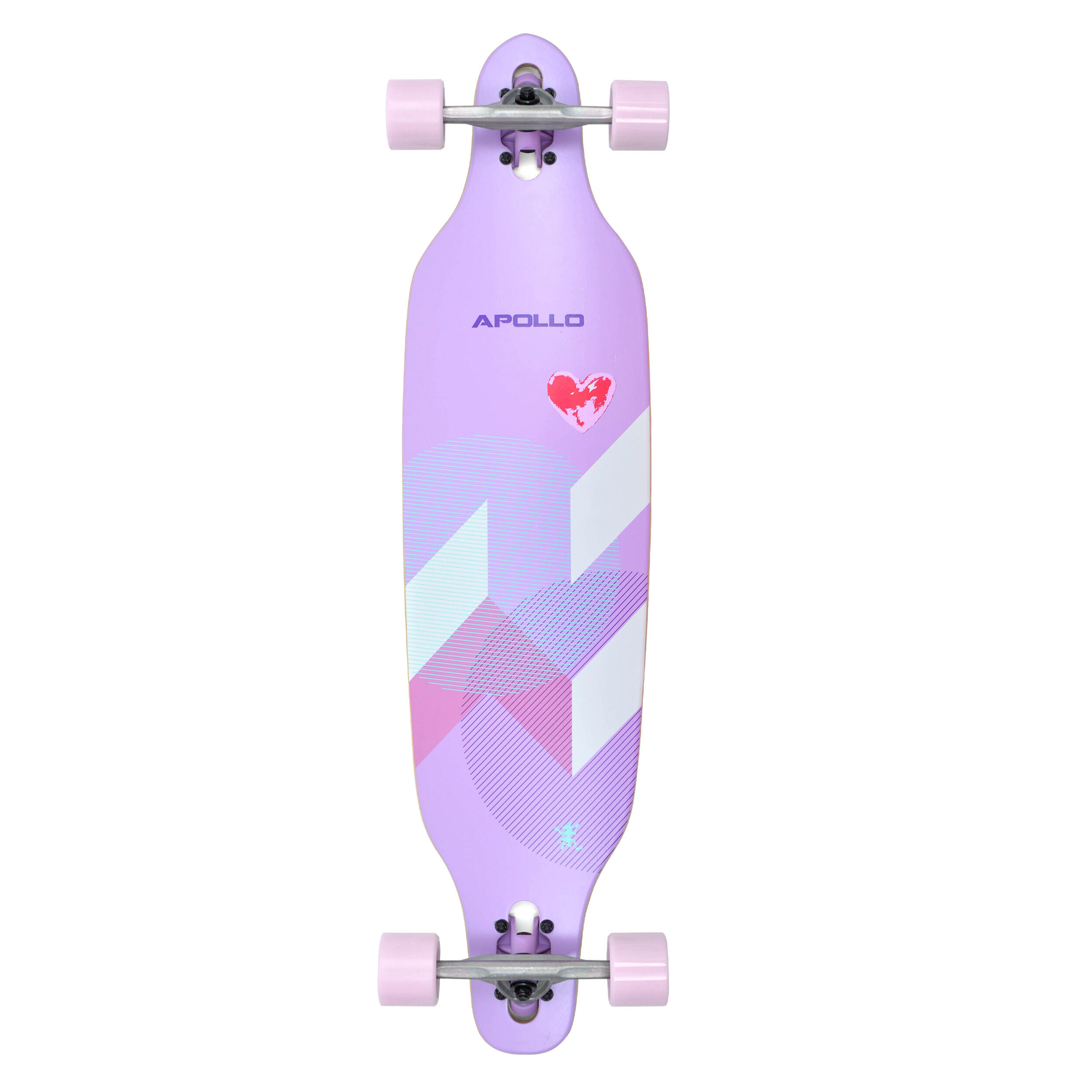Longboard 38" Edición Especial, ABEC Alta Velocidad, Drop-Through Freeride 2/6