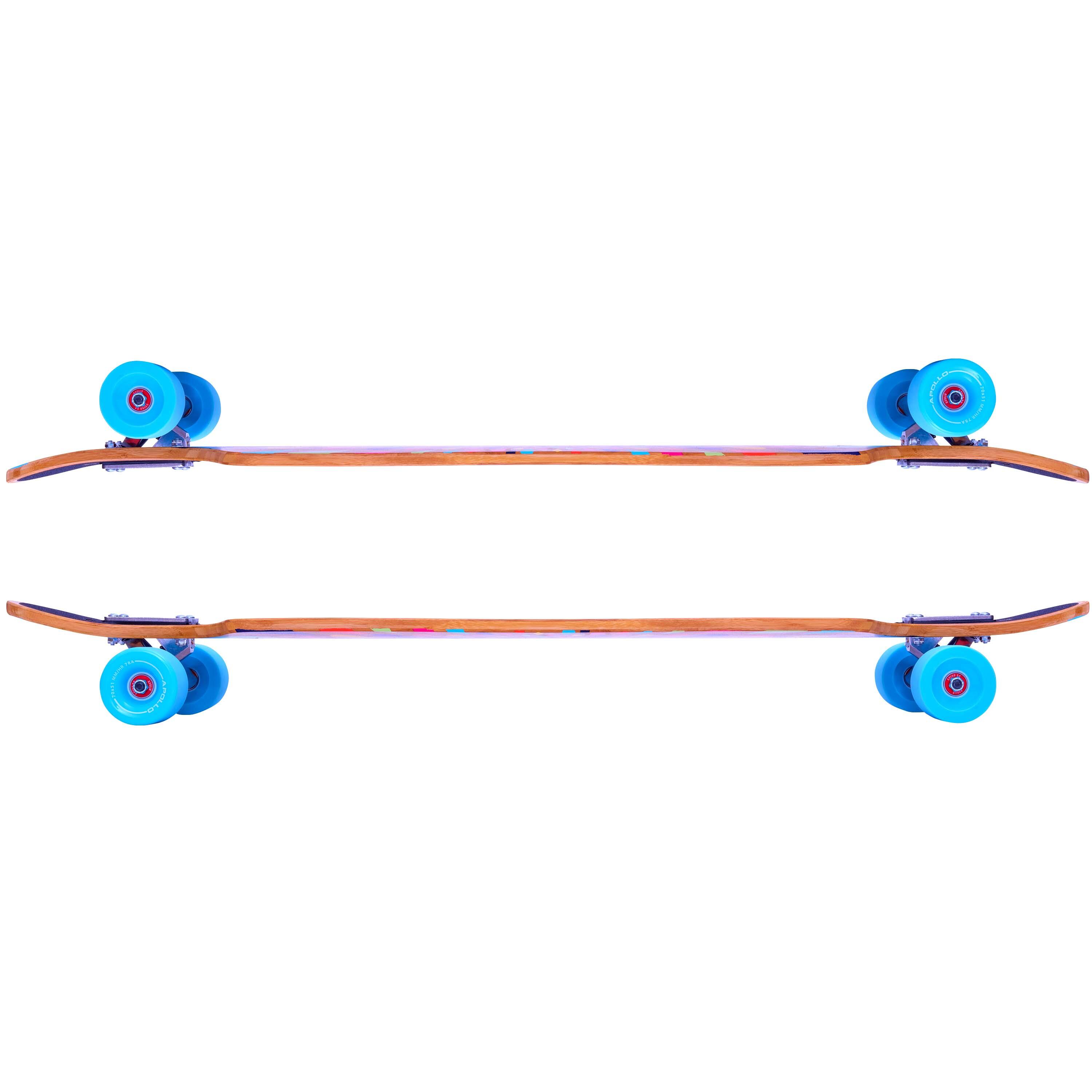 Twin Tip DT Fiberglas Longboards, Extrem leicht und stabil 2/7