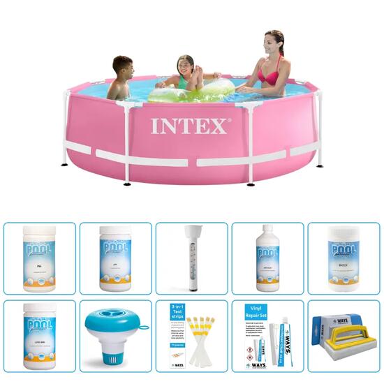 Piscine Tubulaire Ronde - 244x76 cm - 11-pièces S43247