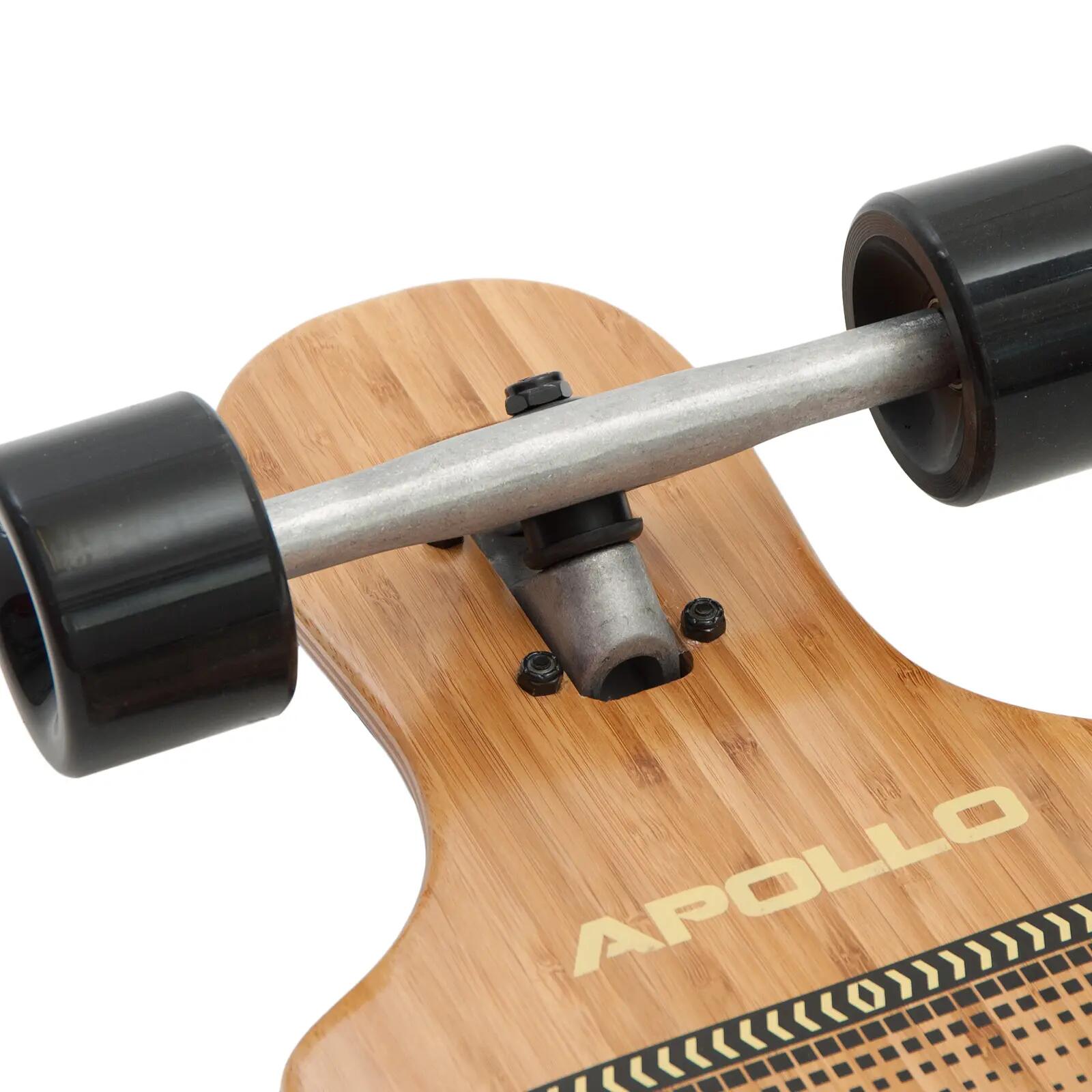 Longboard 40" Deskorolka Bambusowa dla Nastolatków i Dorosłych ABEC-9 Flex 2 5/7