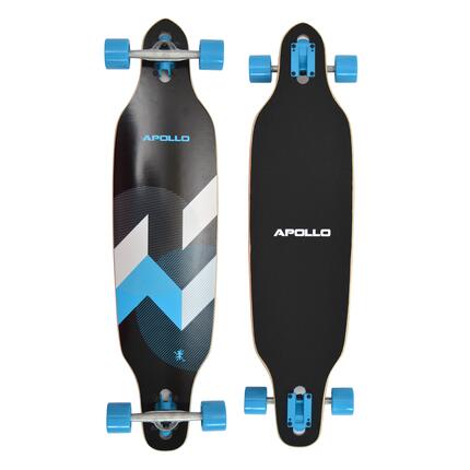 Longboard 38" Édition Spéciale Complet, Roulements ABEC High Speed, Drop-Through