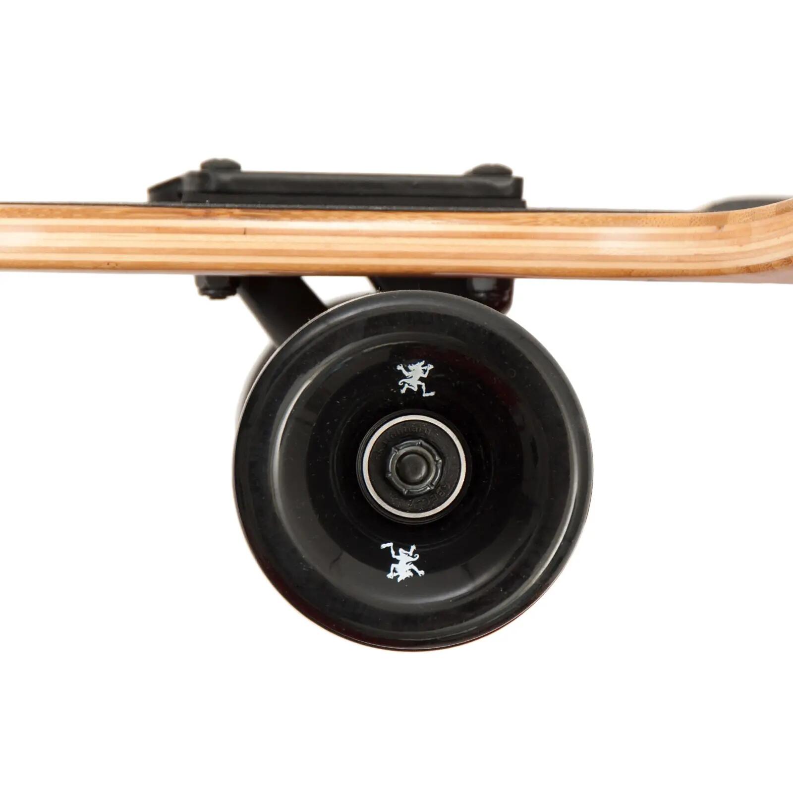 Longboard 40" Deskorolka Bambusowa dla Nastolatków i Dorosłych ABEC-9 Flex 2 3/7