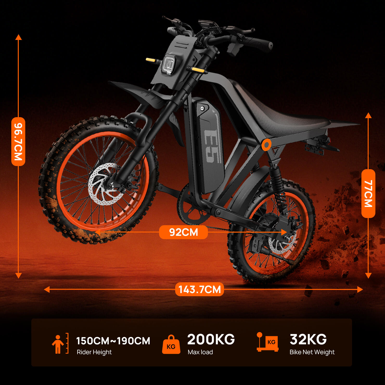 Herren - city - elektrofahrrad - 48v 20ah herausnehmbar - e5 - schwarz 7/7