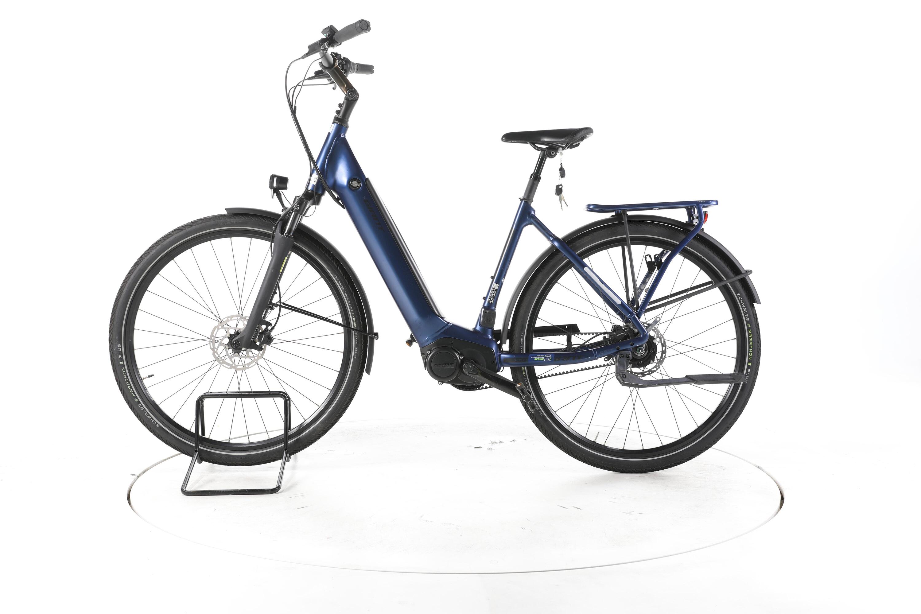 Tweedehands - Giant Dailytour E+ 1D City E-Bike Lage instap - Goed 6/7
