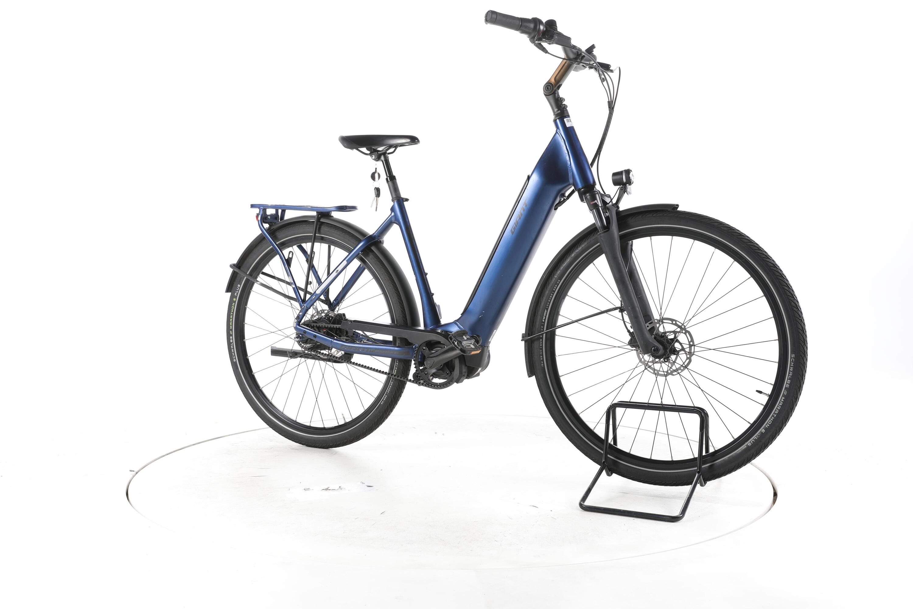 Tweedehands - Giant Dailytour E+ 1D City E-Bike Lage instap - Goed 2/7