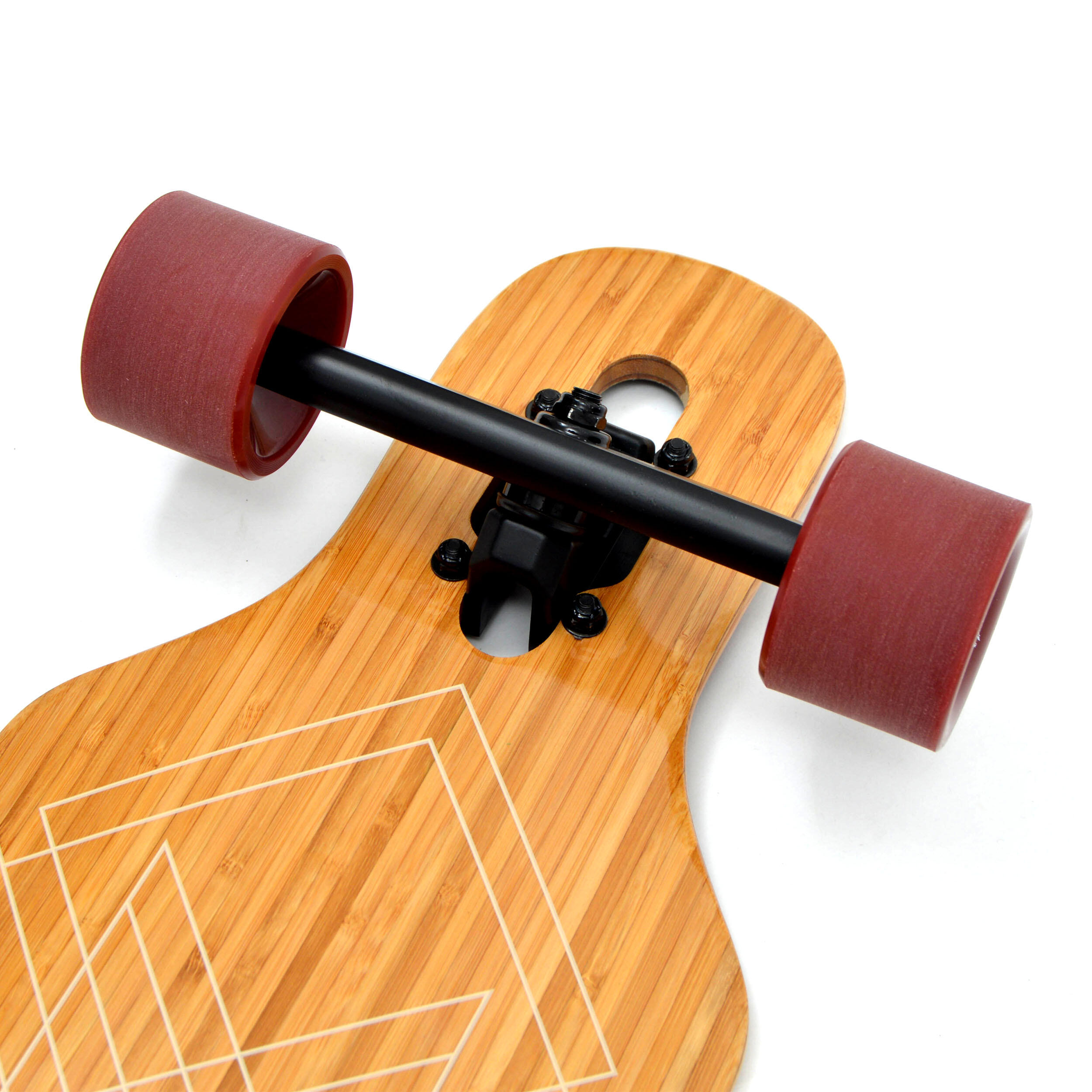 Longboards Twin Tip DT de fibra de vidrio, extremadamente ligeros y estables 5/6