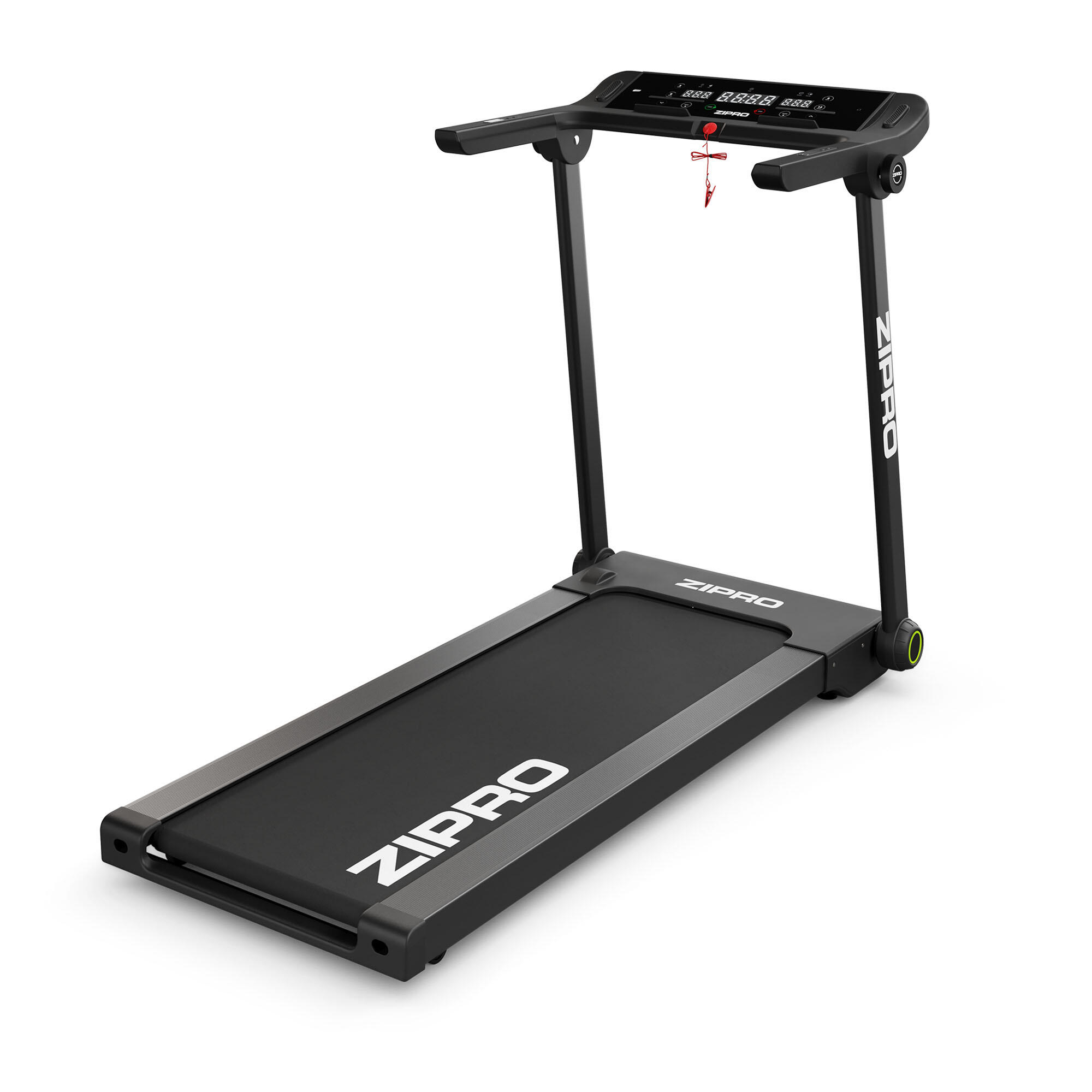 Tapis de course pliant Zipro Pacto 125 x 45 cm, 16 km/h, avec FitShow, Kinomap 9/14
