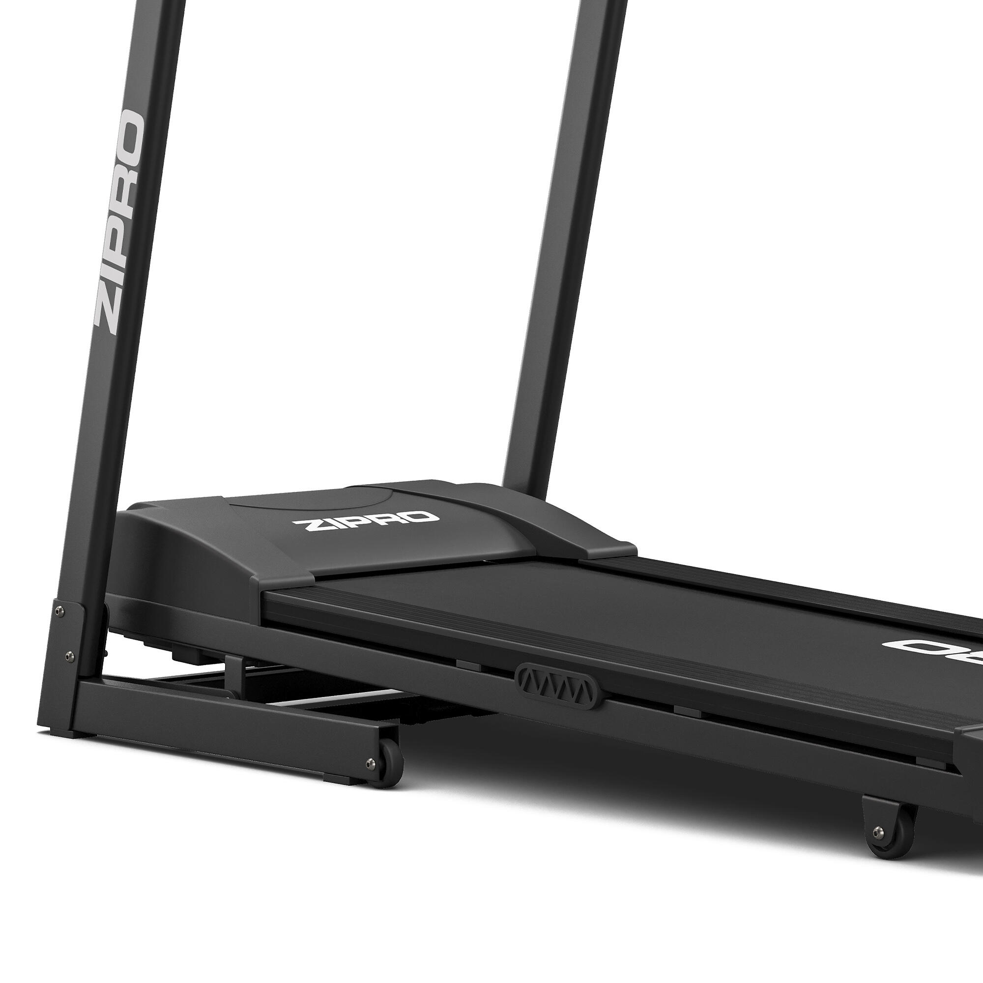 Passadeira de corrida Zipro Pulse 120×42 cm 12 km/h, LED, inclinação motorizada 12/16