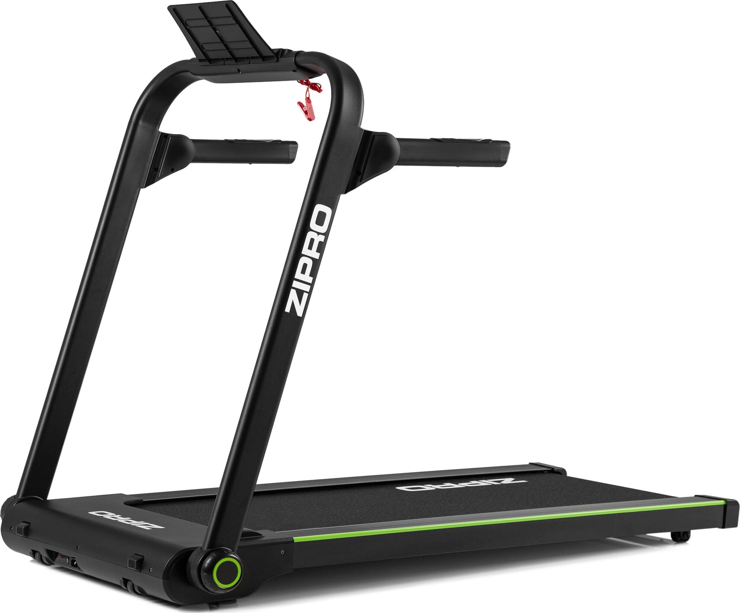 Tapis de course pliant Zipro Jogger 124 x 44 cm 16 km/h supports pour smartphone 9/11