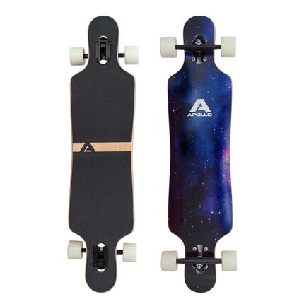 Longboard 40" Édition Spéciale Complet, Roulements ABEC High Speed, Drop-Through