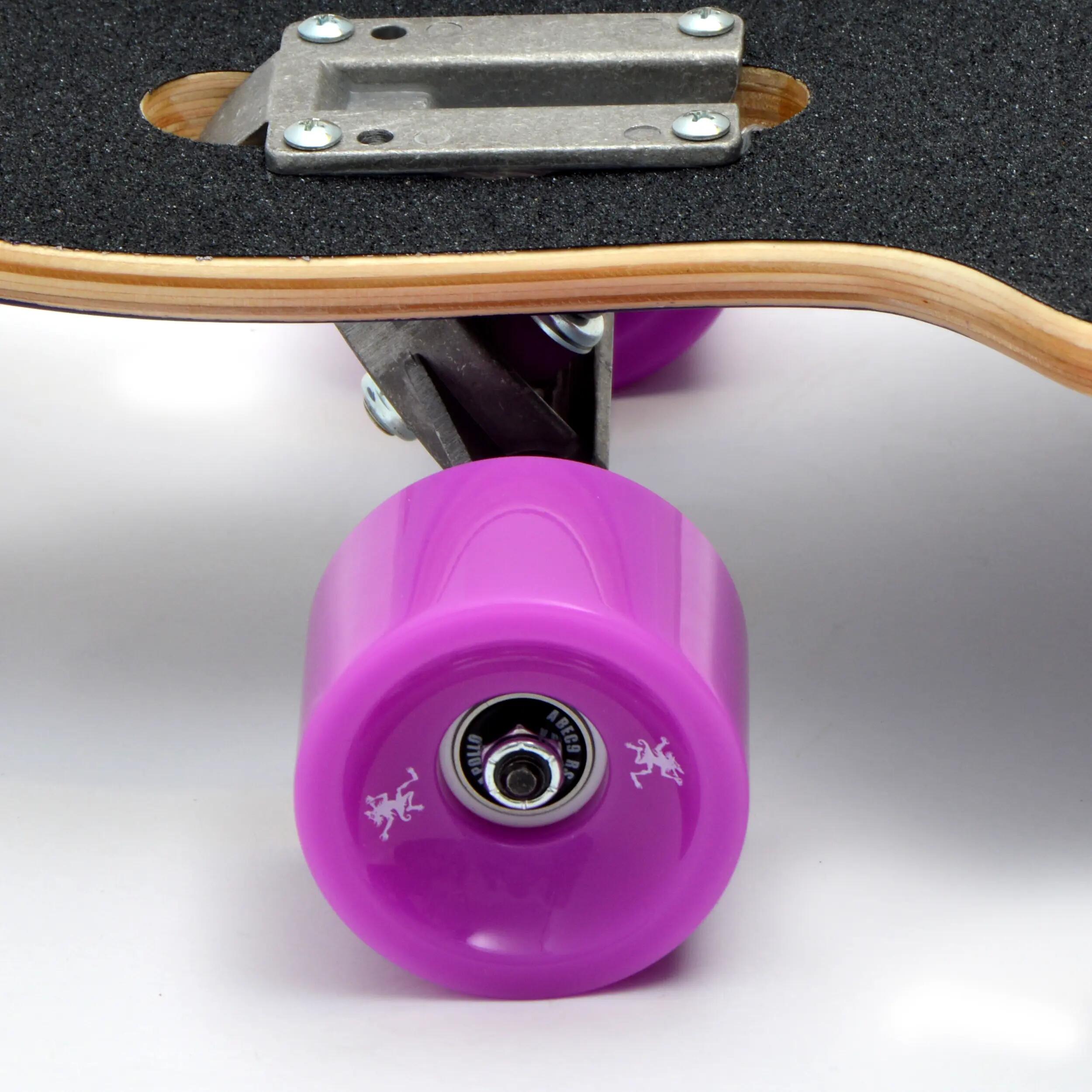 Longboard 40" Deskorolka Bambusowa dla Nastolatków i Dorosłych ABEC-9 Flex 2 6/7