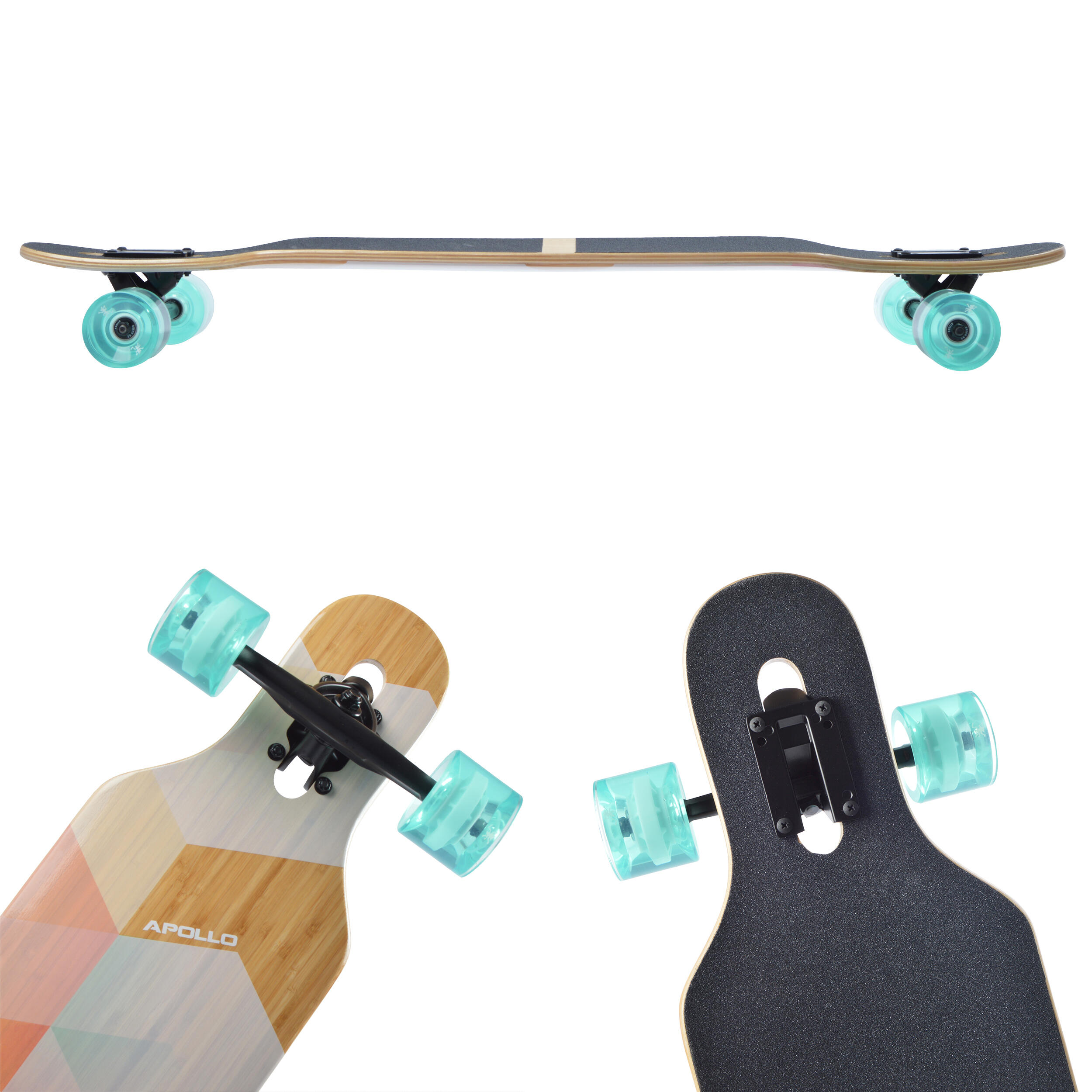 Longboard 39" Special Edition, Cuscinetti ABEC High Speed, Drop-Through 4/7