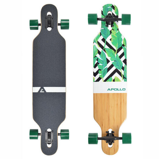 Longboard 39" Édition Spéciale Complet, Roulements ABEC High Speed, Drop-Through