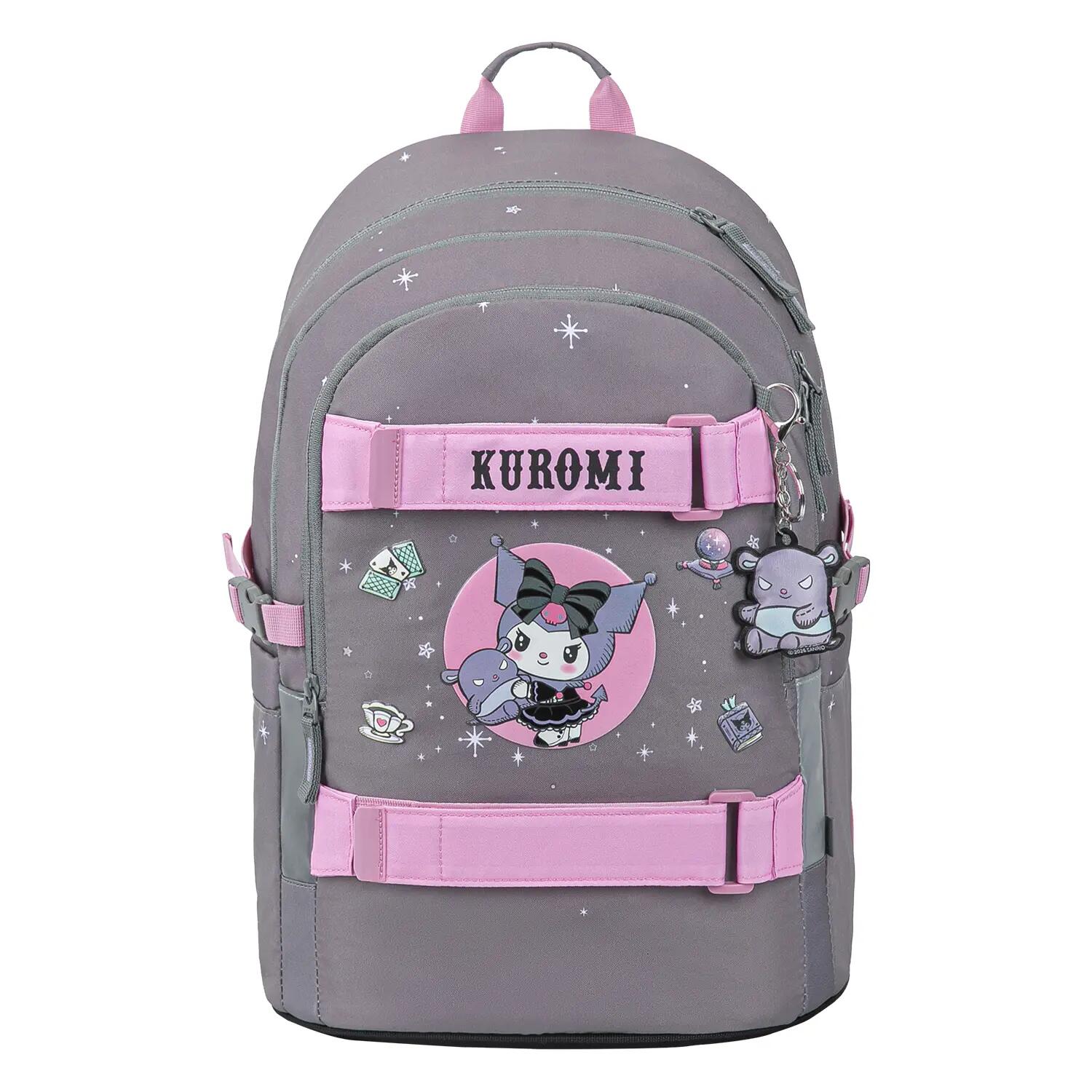 BAAGL Školní batoh Skate Kuromi Grey