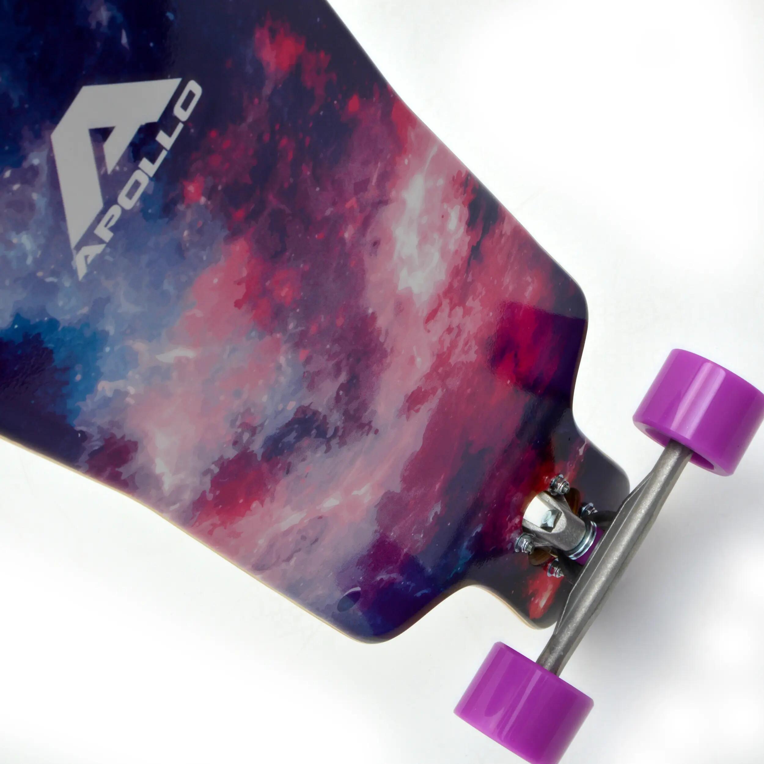 Longboard 40" Deskorolka Bambusowa dla Nastolatków i Dorosłych ABEC-9 Flex 2 5/7