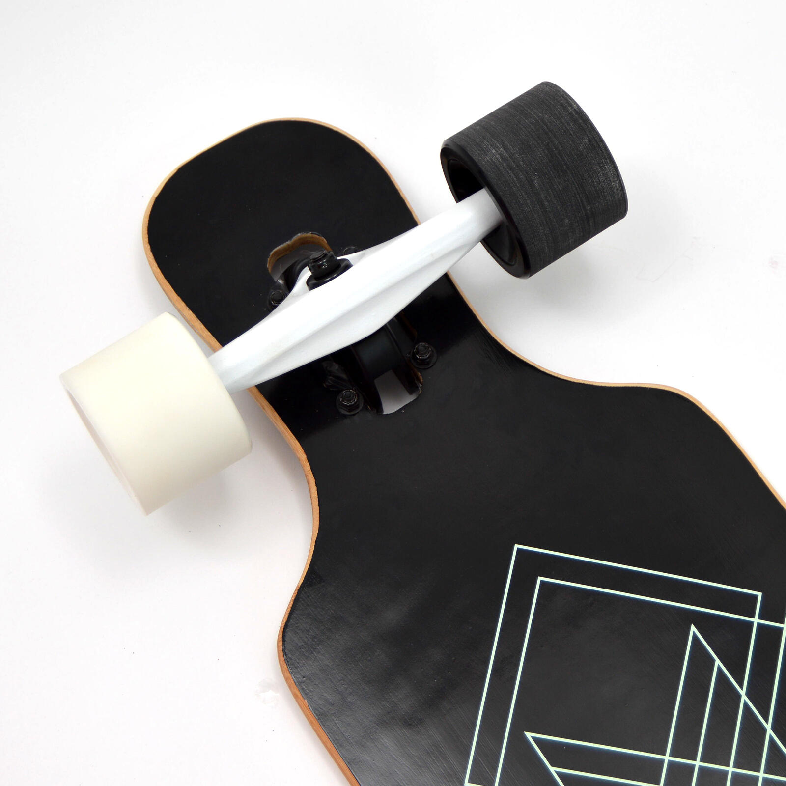 Longboards Twin Tip DT de fibra de vidrio, extremadamente ligeros y estables 4/6