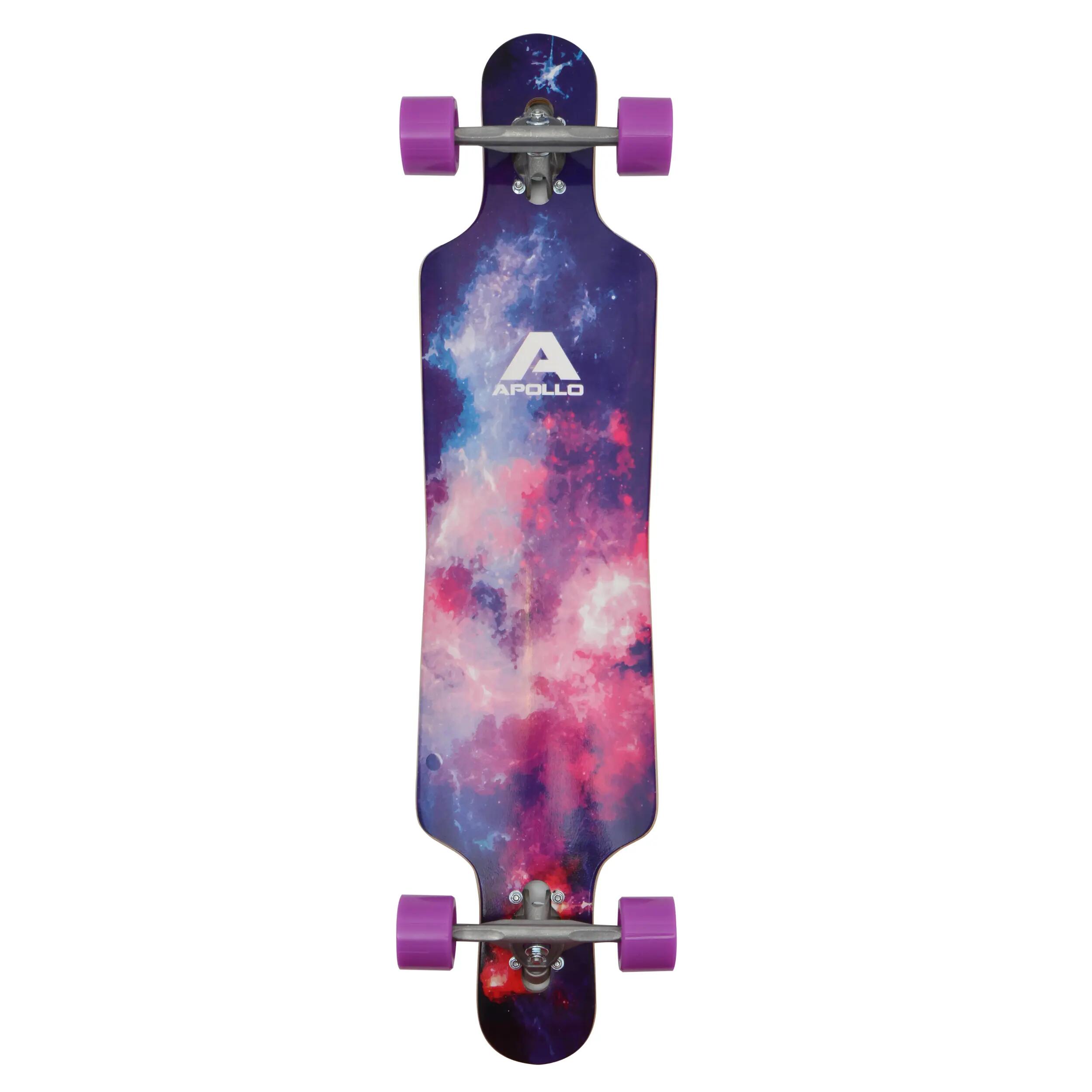 Longboard 40" Deskorolka Bambusowa dla Nastolatków i Dorosłych ABEC-9 Flex 2 2/7